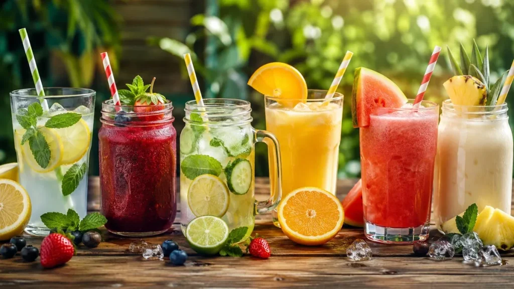 نوشیدنیهای طبیعی برای تابستان
