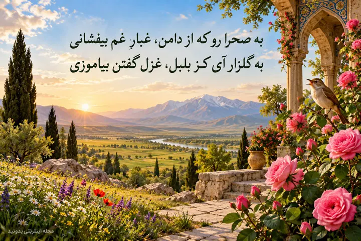 تک بیت حافظ برای رهایی از اندوه