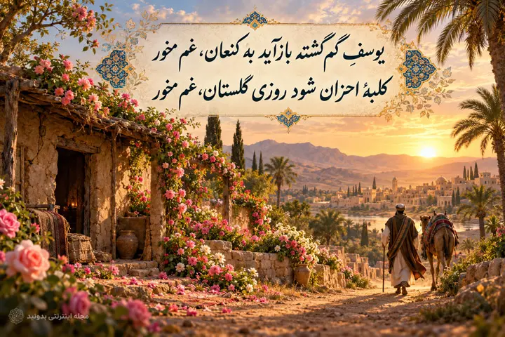شعر یوسف گمگشته بازآید به کنعان حافظ